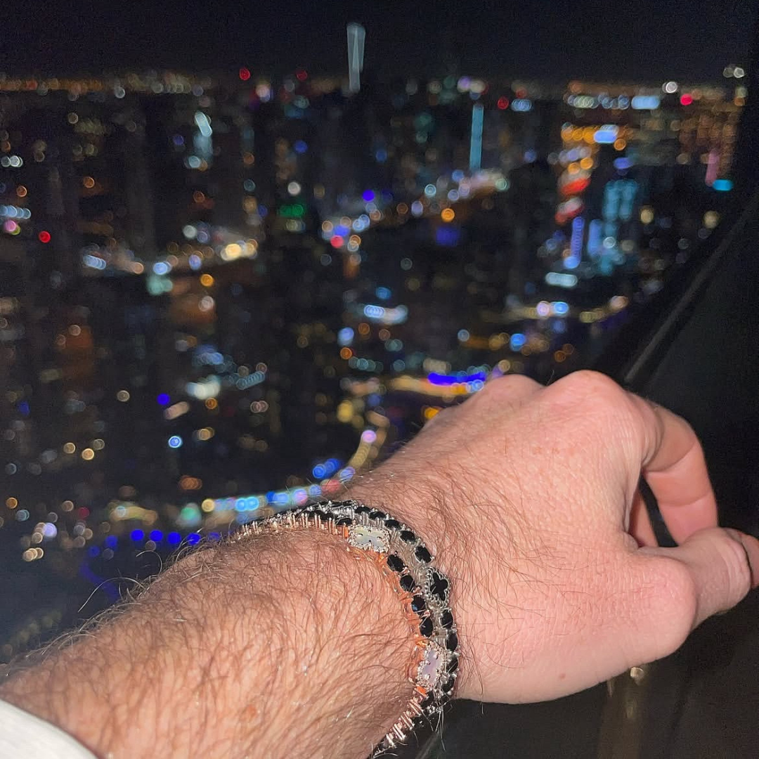 Rosé Motif Bracelet