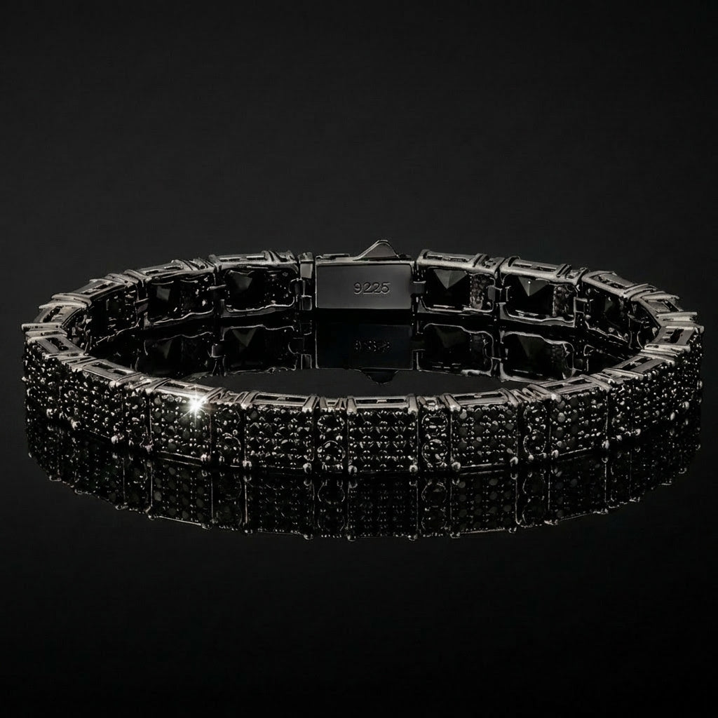 Océan Noir Pavé Bracelet