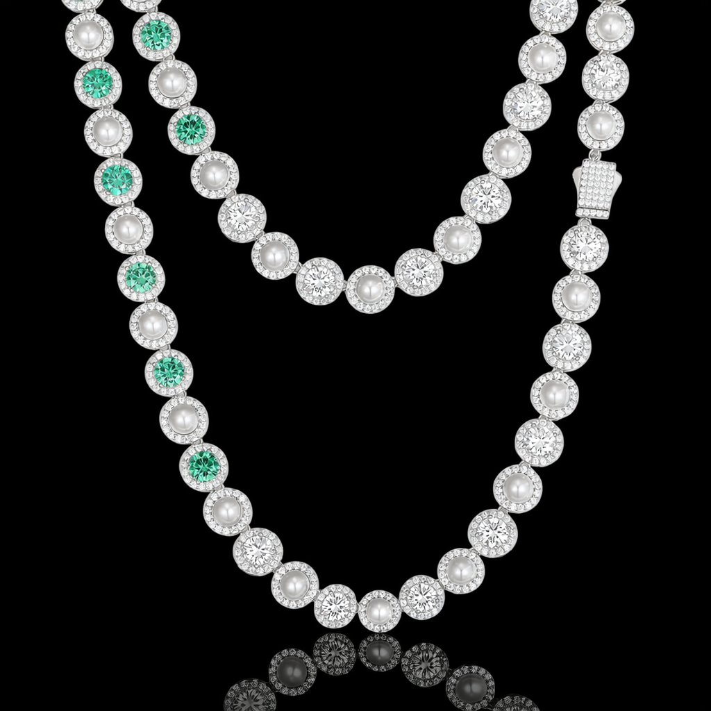 Perle Émeraude Chain