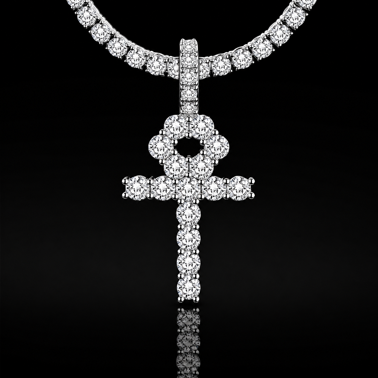 ANKH TENNIS CHAIN PENDANT