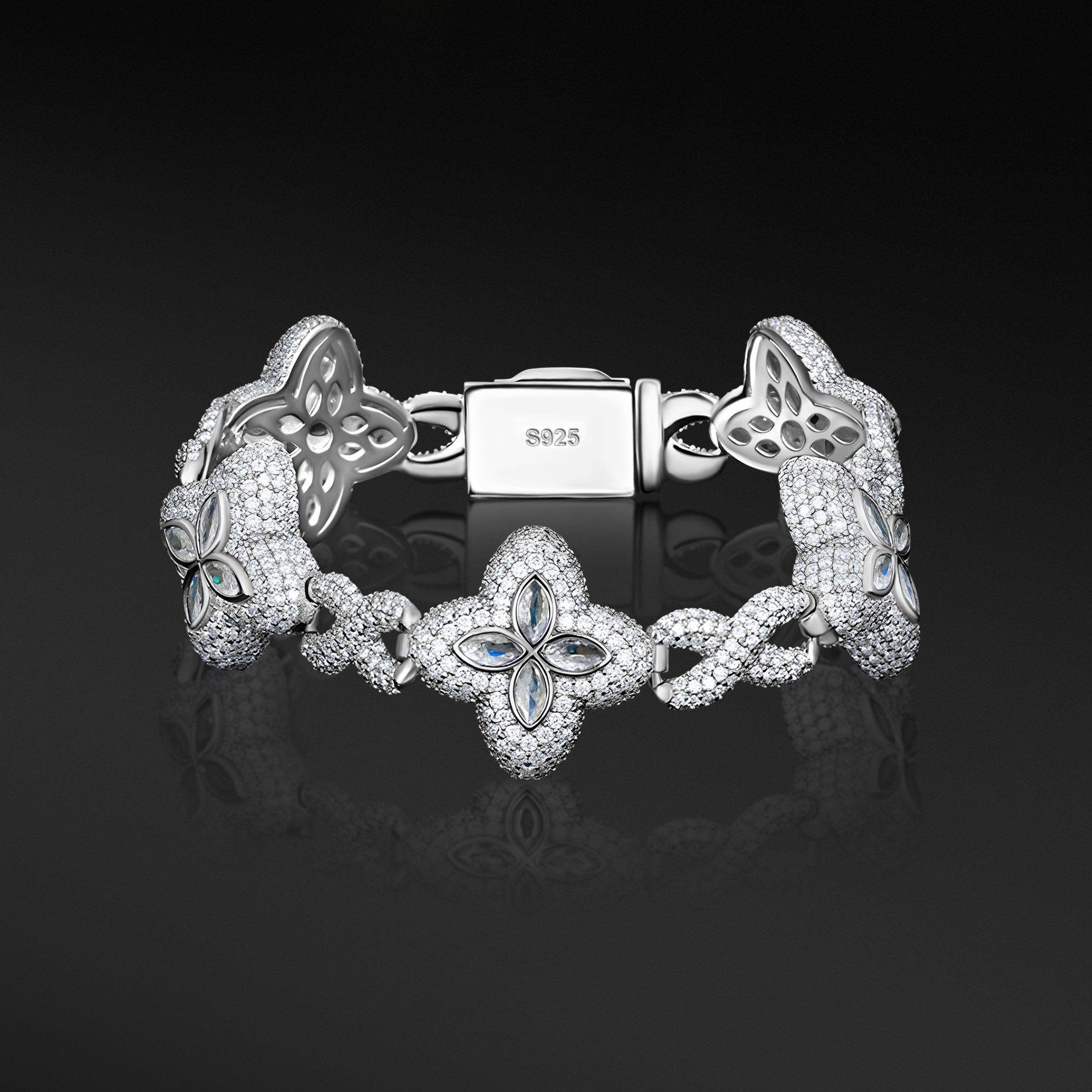 SILVER INFINITY MOTIF BRACELET