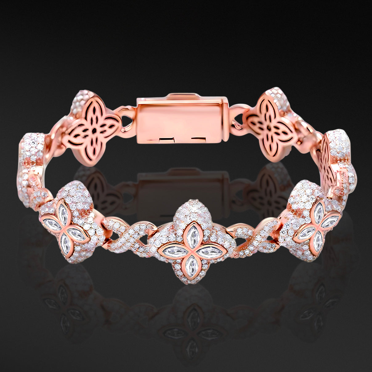 ROSE INFINITY MOTIF BRACELET