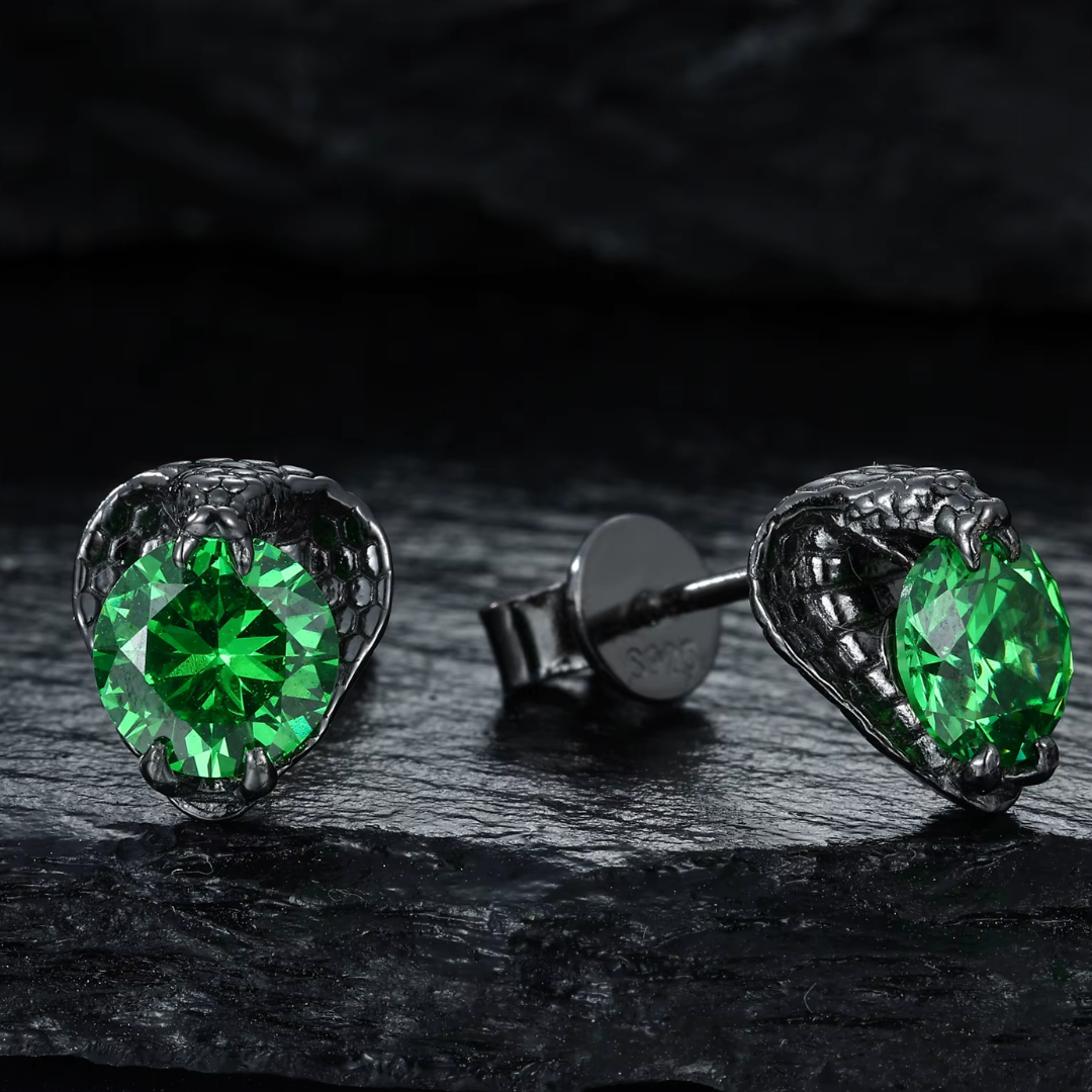 Cobra Noir Studs