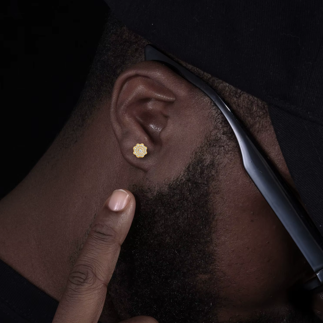 Fleur Blanche Studs