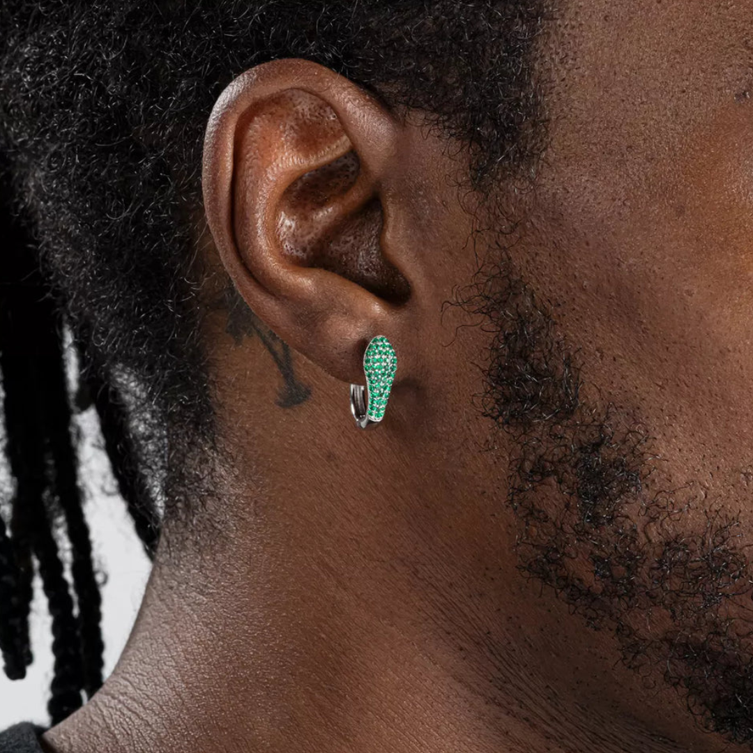 Python Loop Earrings
