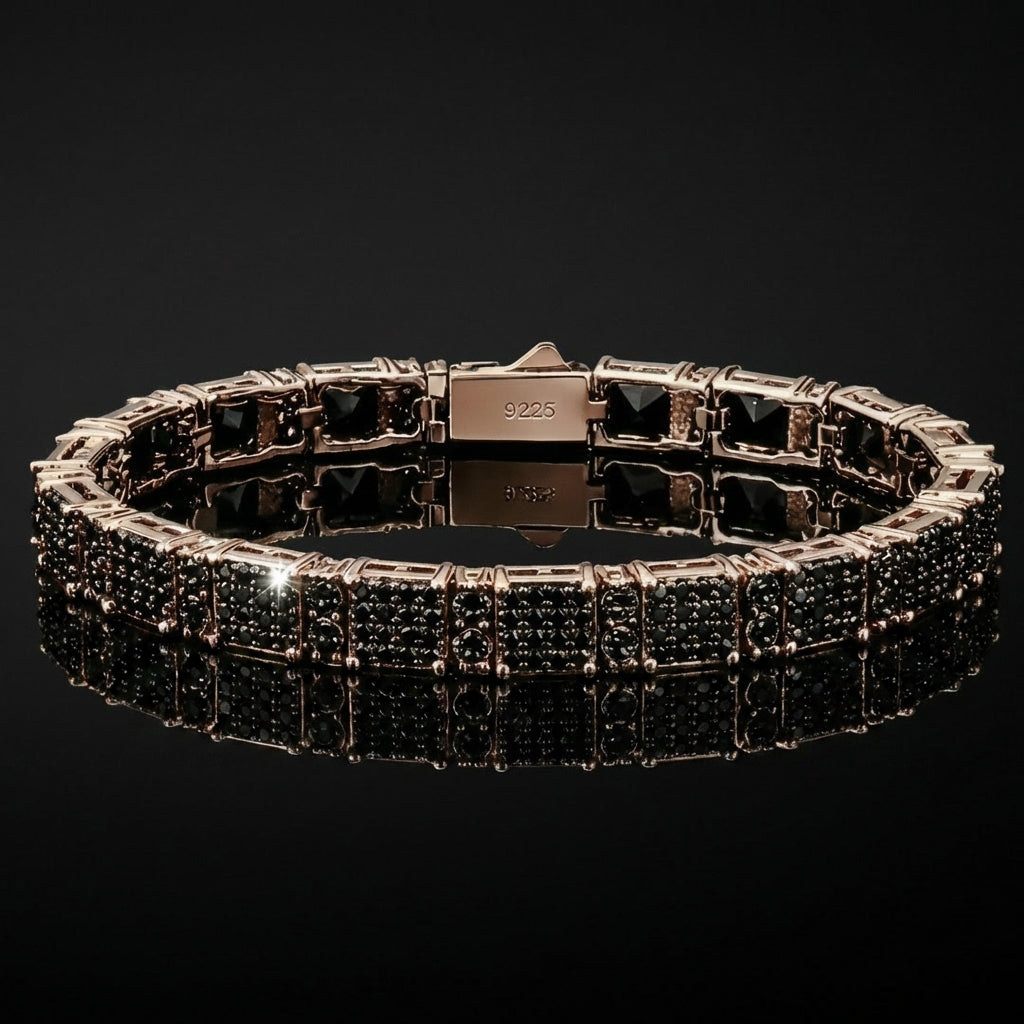 Océan Noir Pavé Bracelet