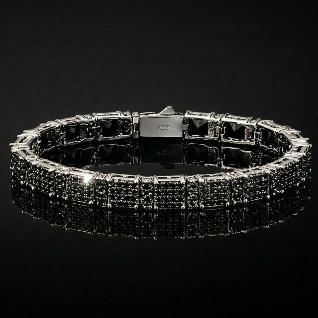 Océan Noir Pavé Bracelet