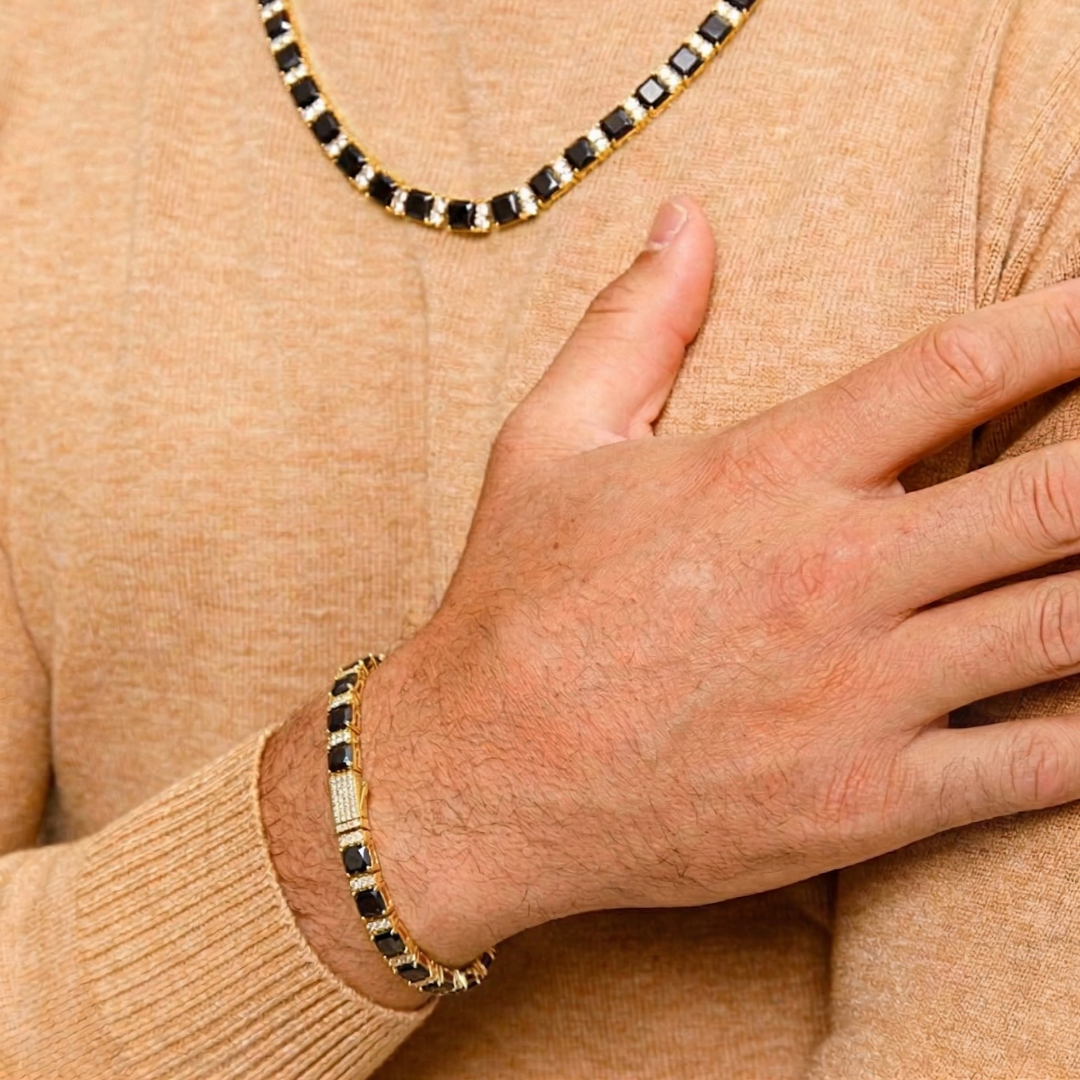 Océan Éclipse Noir Bracelet