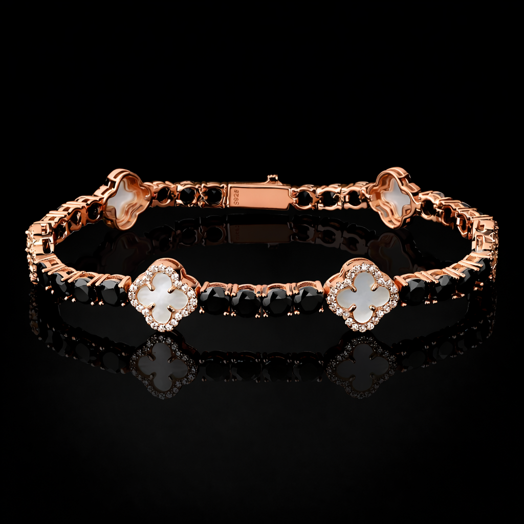 ROSÉ CLOVER BRACELET