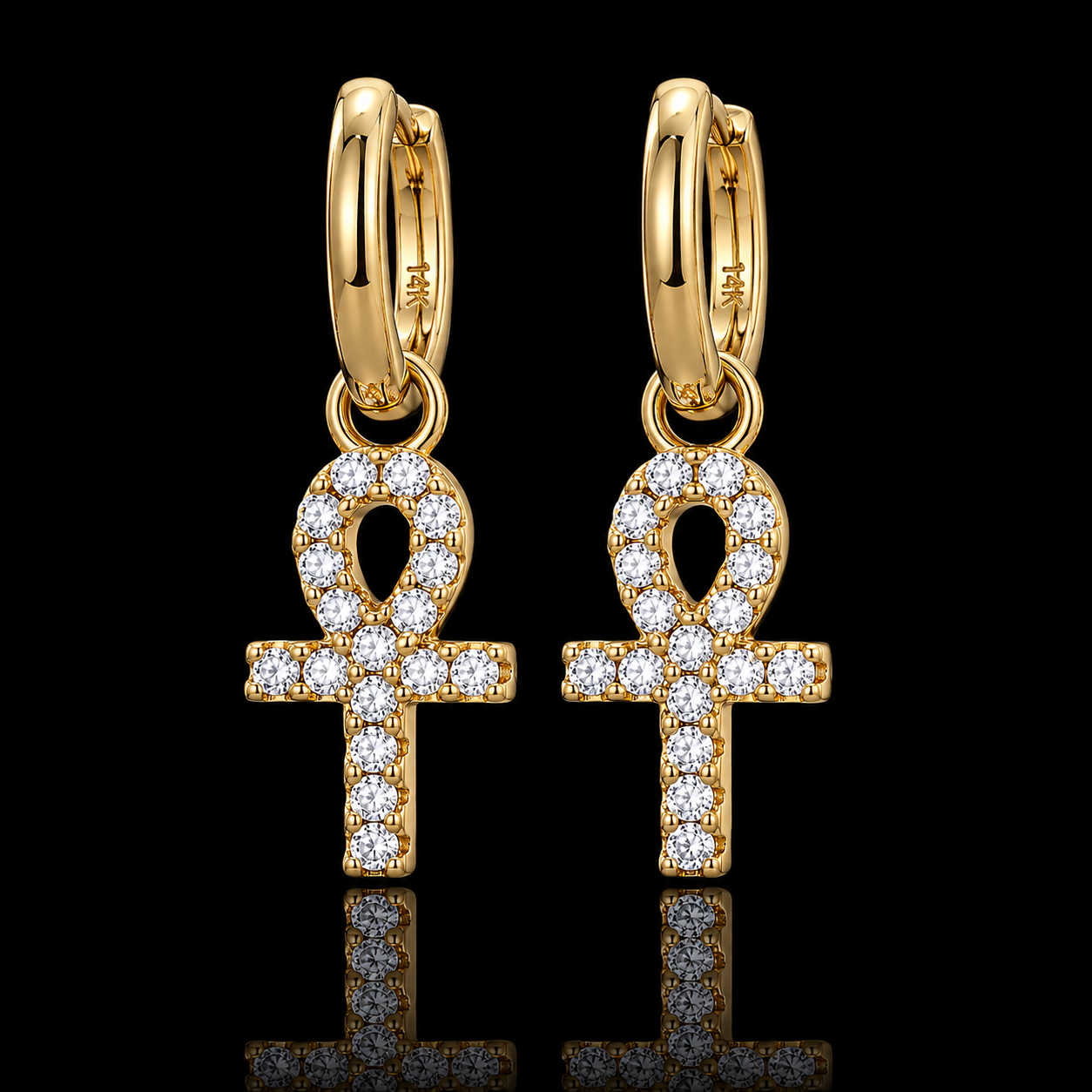 Ankh Éternel Earrings